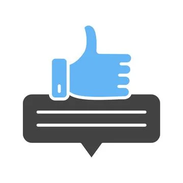 Right Feedback Icon Image. Stock Illustration