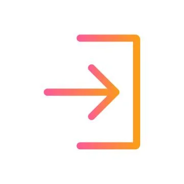Right flat icon illustration 스톡 일러스트