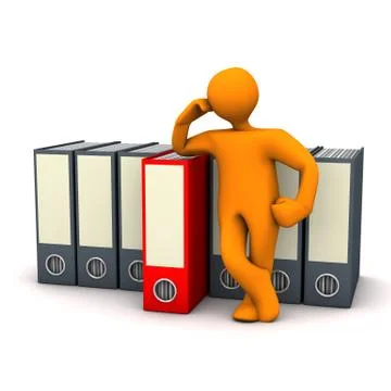 Right folder Stock Illustration