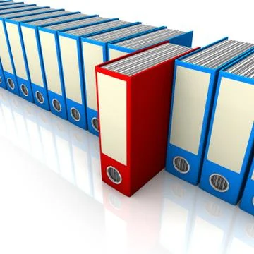 Right folder Stock Illustration