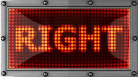 Right  스톡 동영상 3672984