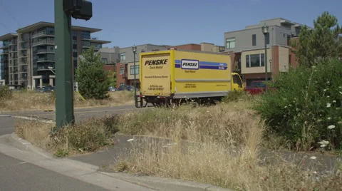 Right Front Three Quarter view of a Driving Plate: Car travels on NW Front Stock Footage 59309809
