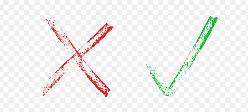 Right green and wrong red icon. Ok and x mark. Yes and No answers check. true Stock Illustration