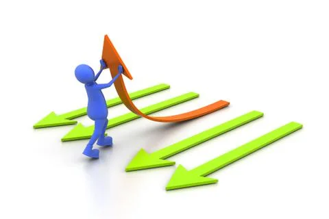 Right growth solution Stock Illustration