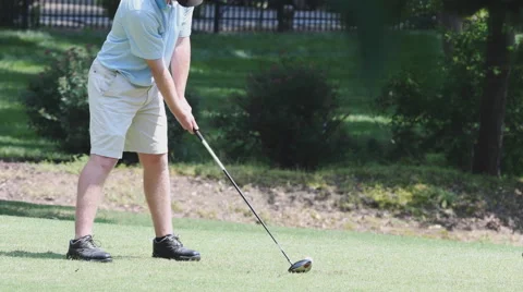 Right hand golfer Stock Footage 67524332