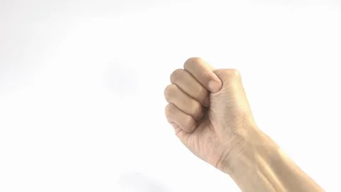 Right Hand Opens and Closes Continuously Stock Footage 296566162