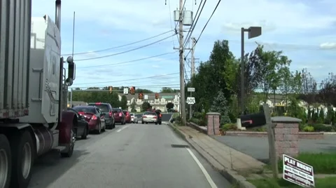 Right hand turn Video stock 8828165