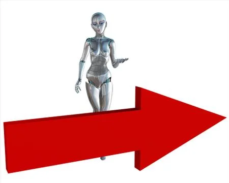 To the right Stock Illustration