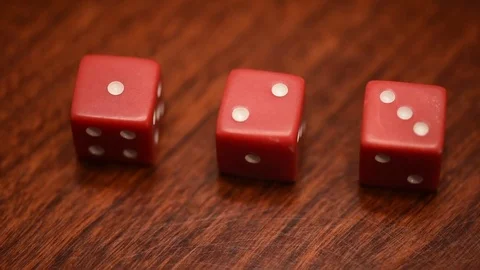 Right to left dice pan slow Stock Footage 75763452