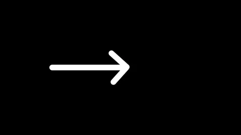 right line arrow icon animation, moving ... | Stock Video | Pond5