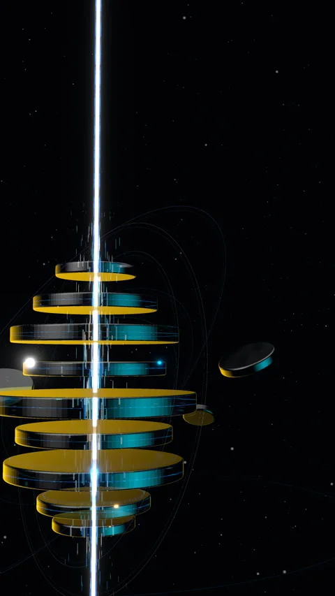 Right-offset vertical perspective of rotating, Vertical 9:16 422 HQ Stock Footage 336655351