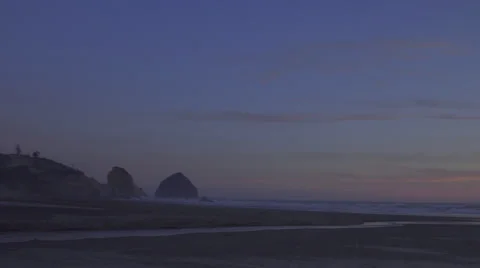 Right pan of empty beach Stock Footage 59991797