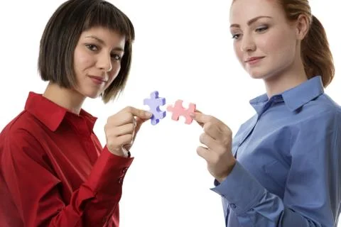 The right piece Foto stock