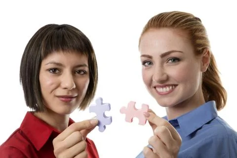 The right piece Foto stock