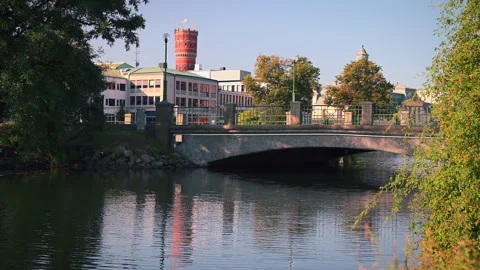 Right side of Frederiks kans bridge Video stock 282519602