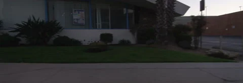 Right Side view of a Driving Plate: Car travels on Lincoln Boulevard in Santa Stock Footage 59507882