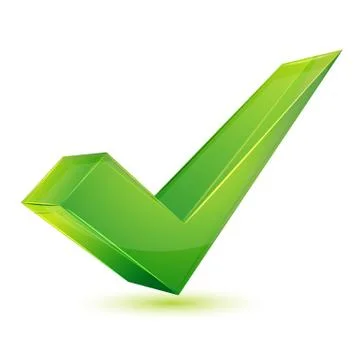 Right sign Illustrazione stock