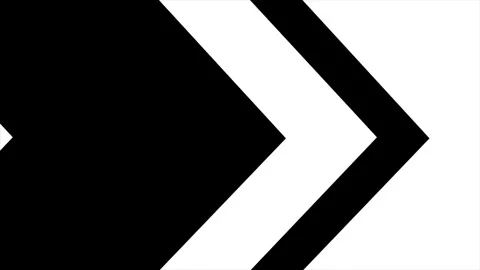 Right swipe directional white arrow icon on black background. flat style. w.. Stock Footage 296472643