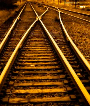 On the right track Stock Photos