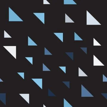 Right triangle pattern. Seamless vector Illustrazione stock