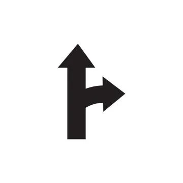 Right  Turn arrow Stock Illustration