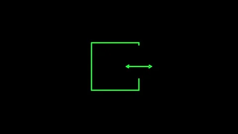 Right two direction arrow icon animated video Stock Footage 292003053