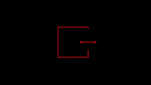 Right two direction arrow icon animated video Stock Footage 292003054