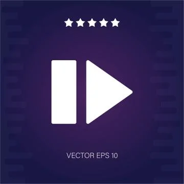 Right vector icon Stock Illustration