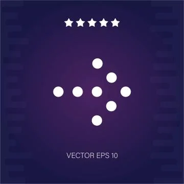 Right vector icon Stock Illustration