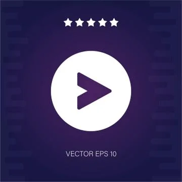 Right vector icon Stock Illustration