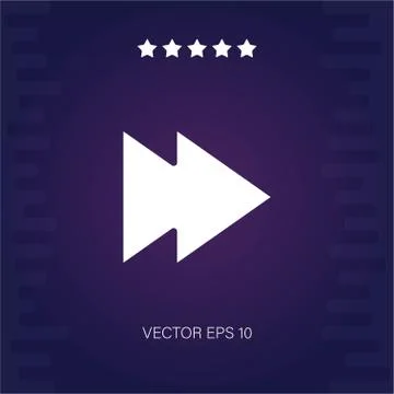 Right vector icon Stock Illustration