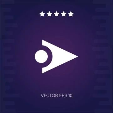 Right vector icon Stock Illustration