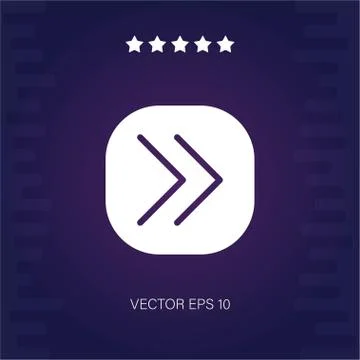 Right vector icon Stock Illustration