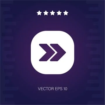 Right vector icon Stock Illustration