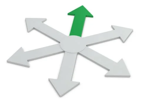The right way Illustrazione stock