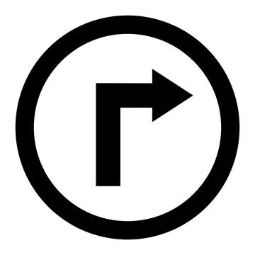 Right way Vector Icon Design Illustration Stock Illustration