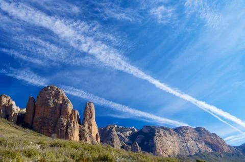 Riglos Fotos de archivo