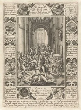 Rijksmuseum, 16th-20th ct, Differences within the church; Dissidium in ecclesia; Stock Photos