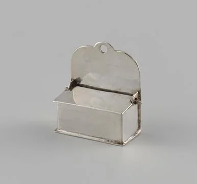 Rijksmuseum, 16th-20th ct, . Rectangular sulfur stick with lid. The high back of Stock Photos