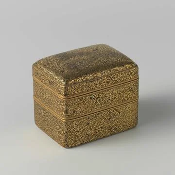 Rijksmuseum, 16th-20th ct, . Rectangular stacking box of two trays and a Foto stock