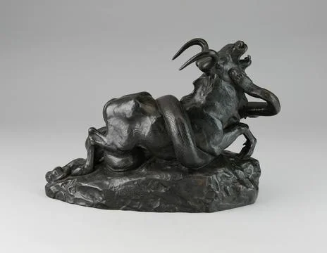 Rijksmuseum, Netherlands,16th-19th, Python and a Gnu Cast 19301940 France. 写真素材