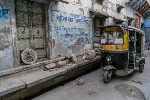 Rikscha in Jodhpur Stock Photos