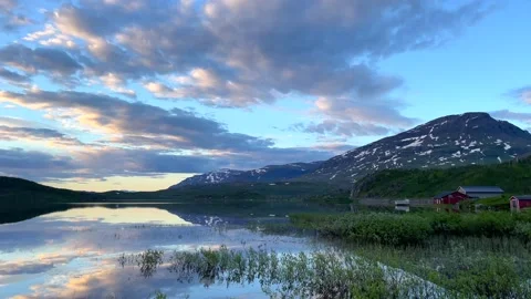 Riksgränsen, Lapland, Sweden Stock Footage 220016987