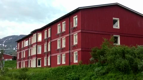 Riksgränsen, Lapland, Sweden Stock Footage 220017004