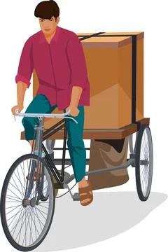 Rikshawala Stock Illustration