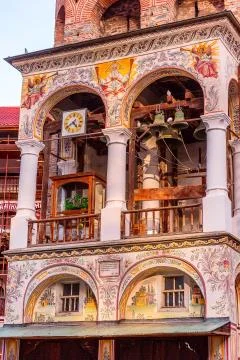 Rila Monastery bell tower, Bulgaria Stock Photos