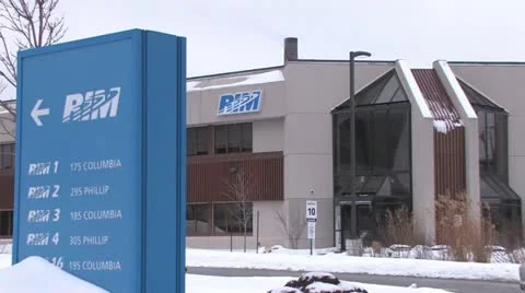 RIM Headquarters - Waterloo, Canada Stock Footage 10827571