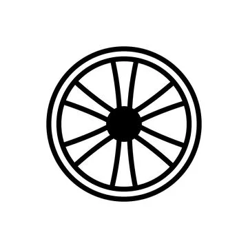Rim icon vector Stock Illustration
