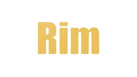 Rim Tag Cloud Animated Isolated On White Video stock 103098618