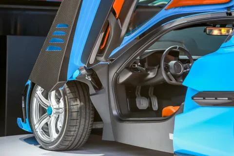 Rimac hypercar C Two Stock Photos
